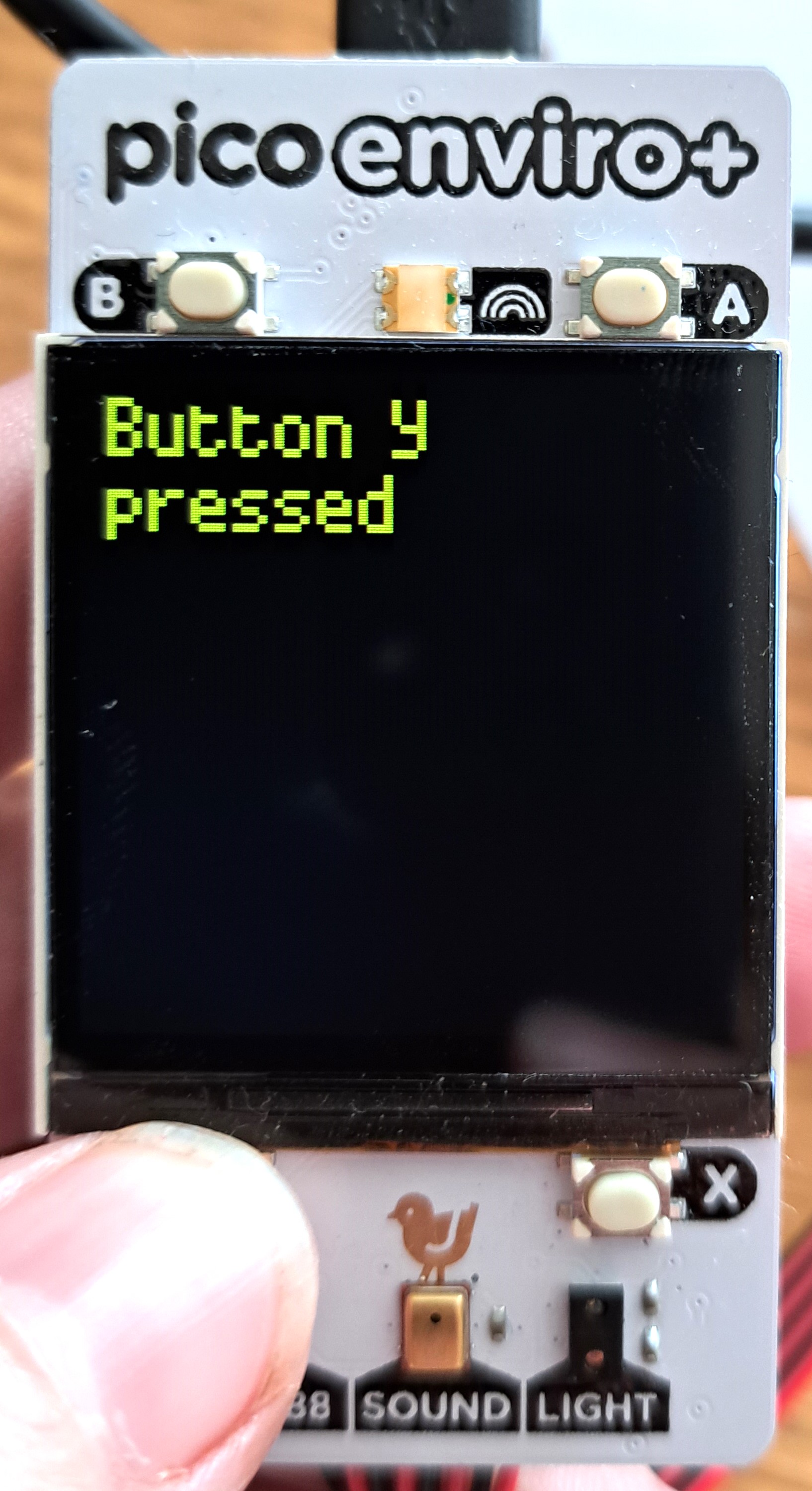 Button pressed